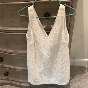 Lilly Pulitzer White Textured Dress